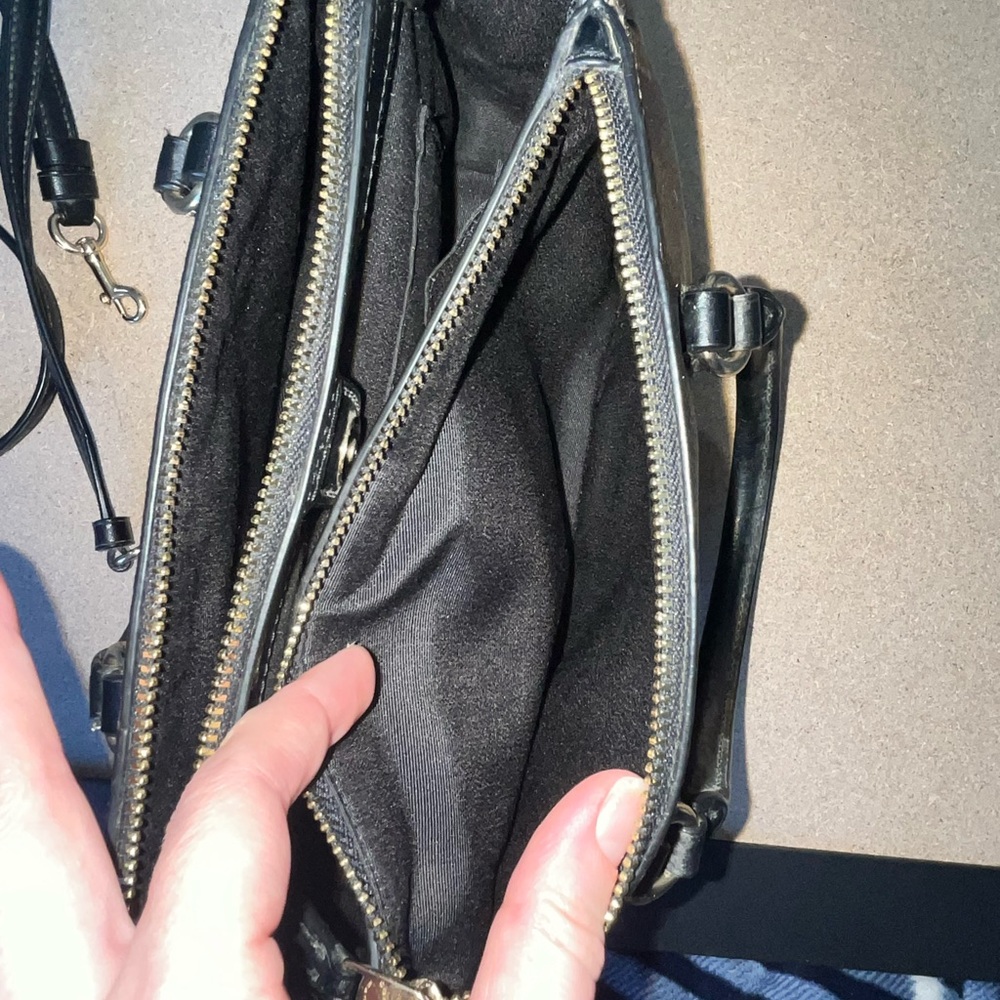 Coach Mini Surrey Carryall Brown and Black Satchel - Picture 6 of 10